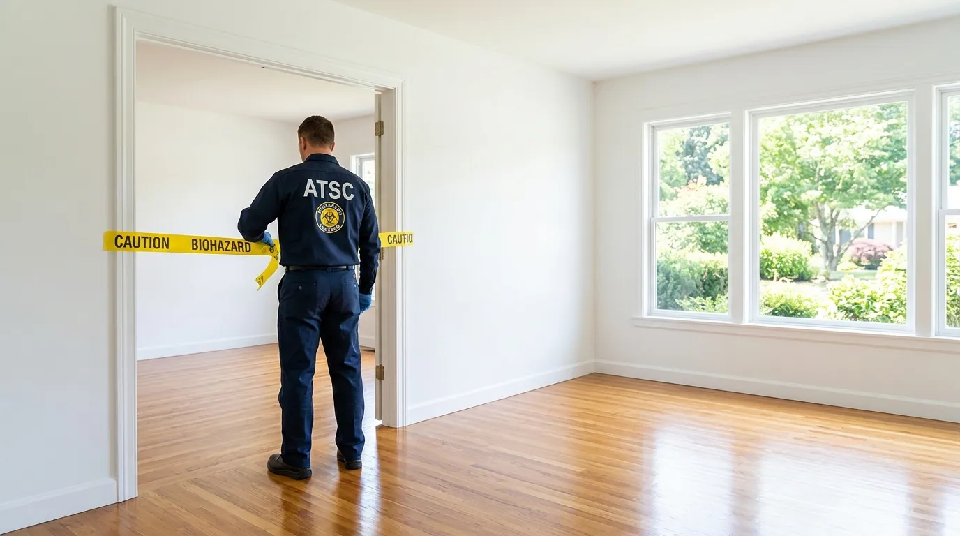 Certified biohazard cleanup crew performing Crime Scene Cleanup in Yorba Linda